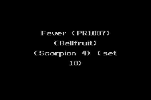 Fever (PR1007) (Bellfruit) (Scorpion 4) (set 10)