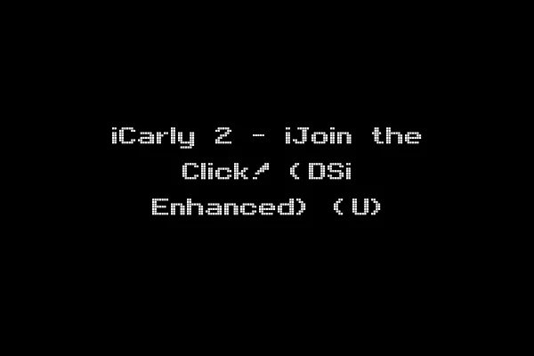 iCarly 2 - iJoin the Click! (DSi Enhanced) (U)