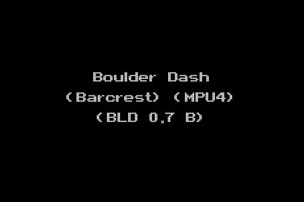 Boulder Dash (Barcrest) (MPU4) (BLD 0.7 B)