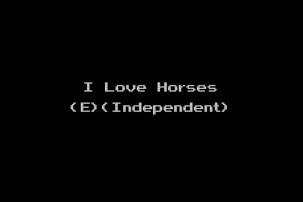 I Love Horses (E)(Independent)