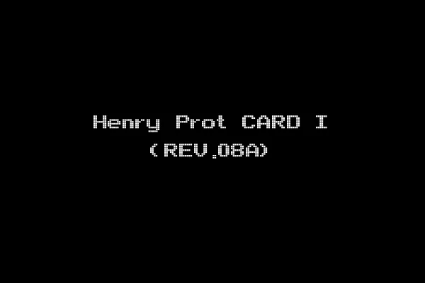Henry Prot CARD I (REV.08A)