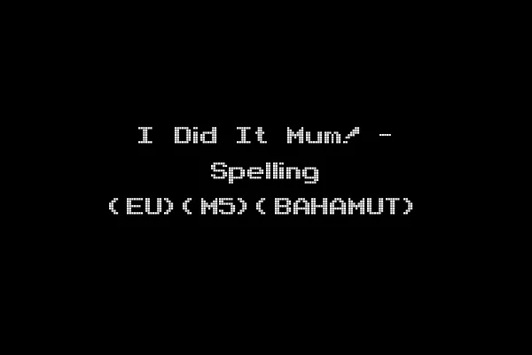 I Did It Mum! - Spelling (EU)(M5)(BAHAMUT)