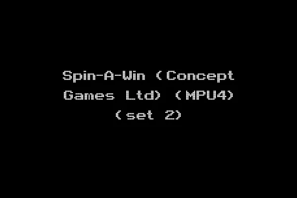 Spin-A-Win (Concept Games Ltd) (MPU4) (set 2)