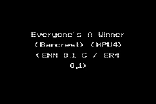 Everyone's A Winner (Barcrest) (MPU4) (ENN 0.1 C / ER4 0.1)