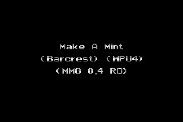 Make A Mint (Barcrest) (MPU4) (MMG 0.4 RD)