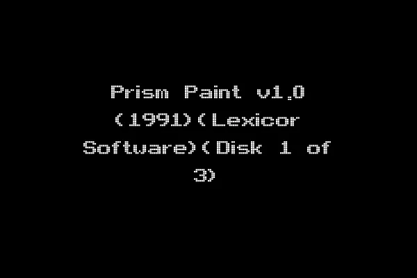Prism Paint v1.0 (1991)(Lexicor Software)(Disk 1 of 3)