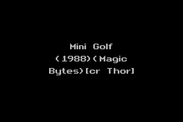 Mini Golf (1988)(Magic Bytes)[cr Thor]