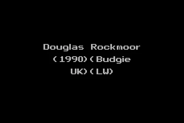 Douglas Rockmoor (1990)(Budgie UK)(LW)