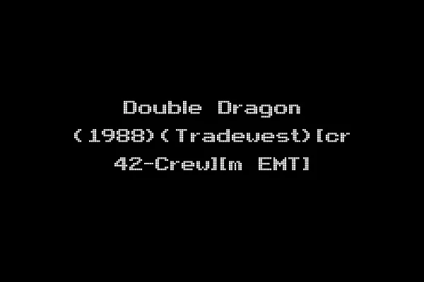 Double Dragon (1988)(Tradewest)[cr 42-Crew][m EMT]