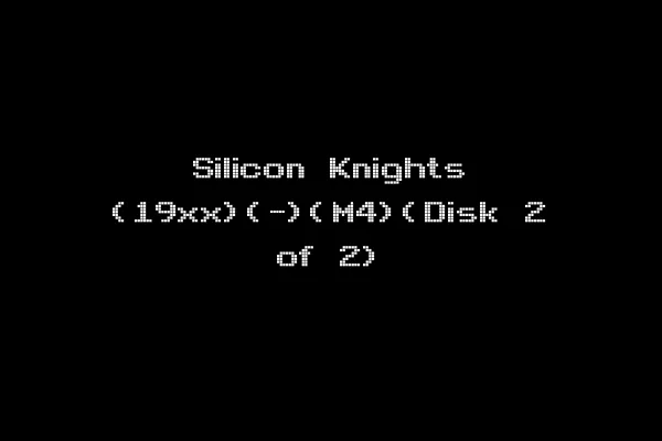 Silicon Knights (19xx)(-)(M4)(Disk 2 of 2)