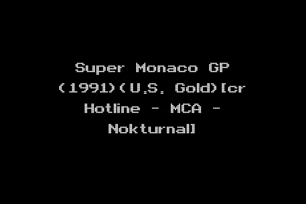 Super Monaco GP (1991)(U.S. Gold)[cr Hotline - MCA - Nokturnal]