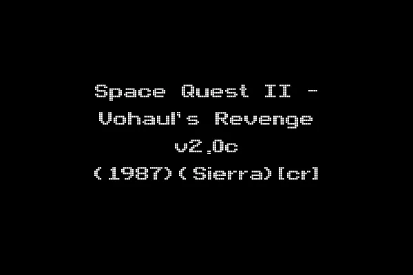 Space Quest II - Vohaul's Revenge v2.0c (1987)(Sierra)[cr]