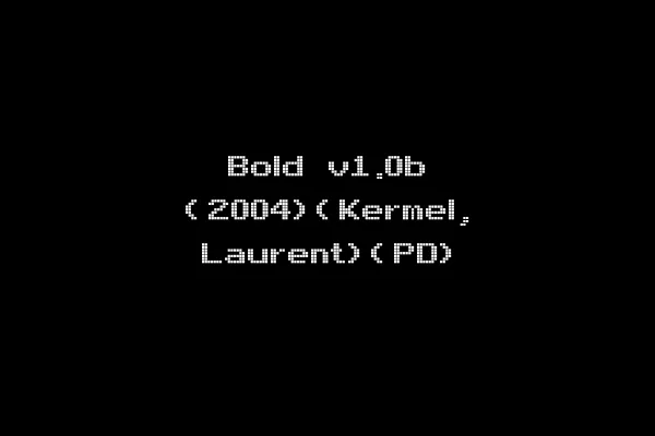 Bold v1.0b (2004)(Kermel, Laurent)(PD)