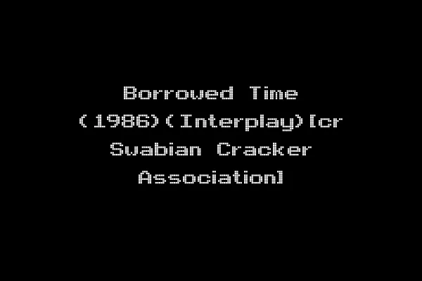 Borrowed Time (1986)(Interplay)[cr Swabian Cracker Association]