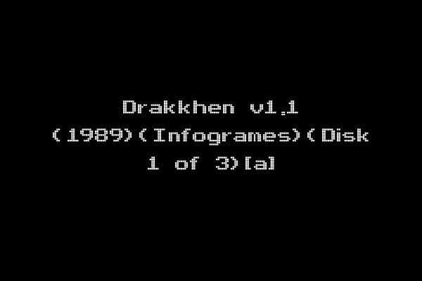 Drakkhen v1.1 (1989)(Infogrames)(Disk 1 of 3)[a]
