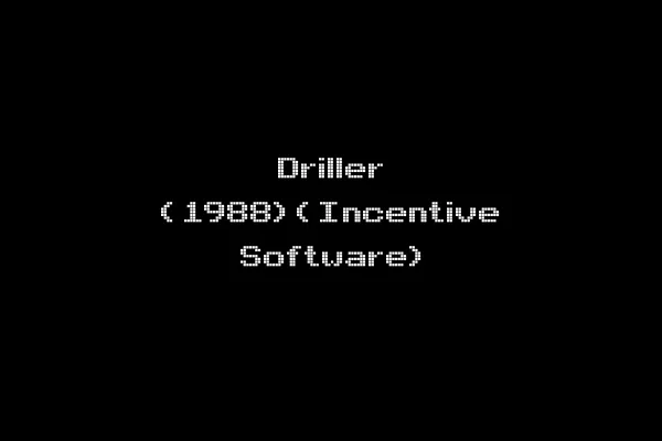 Driller (1988)(Incentive Software)