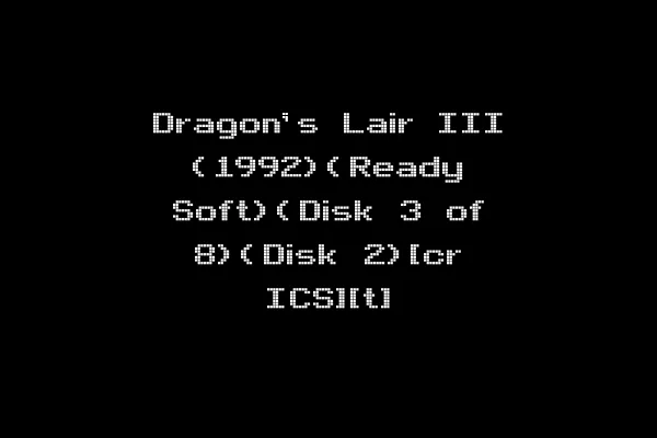 Dragon's Lair III (1992)(Ready Soft)(Disk 3 of 8)(Disk 2)[cr ICS][t]