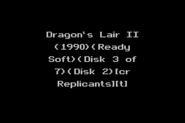 Dragon's Lair II (1990)(Ready Soft)(Disk 3 of 7)(Disk 2)[cr Replicants][t]