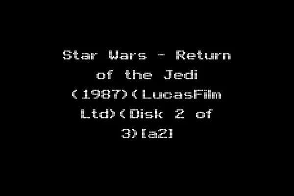 Star Wars - Return of the Jedi (1987)(LucasFilm Ltd)(Disk 2 of 3)[a2]
