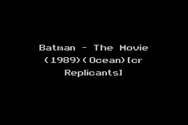 Batman - The Movie (1989)(Ocean)[cr Replicants]