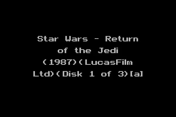 Star Wars - Return of the Jedi (1987)(LucasFilm Ltd)(Disk 1 of 3)[a]
