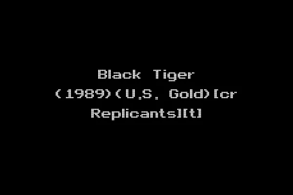 Black Tiger (1989)(U.S. Gold)[cr Replicants][t]