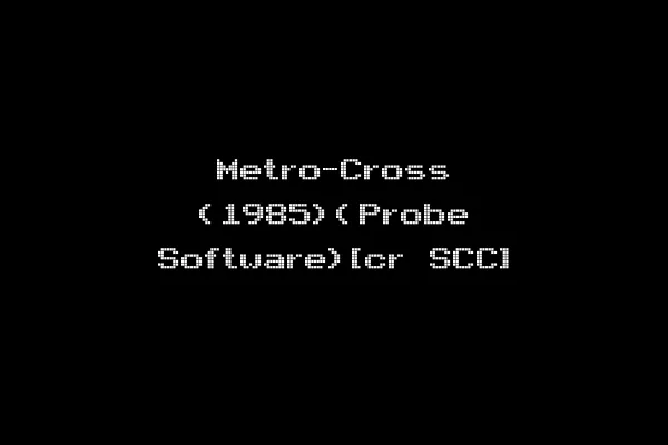 Metro-Cross (1985)(Probe Software)[cr SCC]