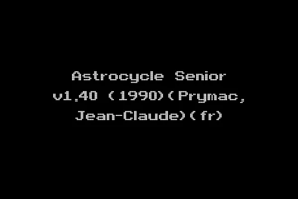 Astrocycle Senior v1.40 (1990)(Prymac, Jean-Claude)(fr)