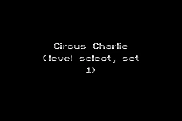 Circus Charlie (level select, set 1)