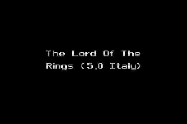 The Lord Of The Rings (5.0 Italy)