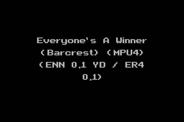 Everyone's A Winner (Barcrest) (MPU4) (ENN 0.1 YD / ER4 0.1)