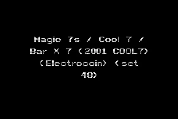 Magic 7s / Cool 7 / Bar X 7 (2001 COOL7) (Electrocoin) (set 48)