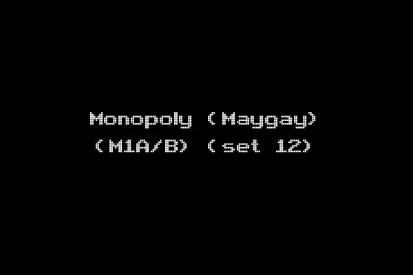 Monopoly (Maygay) (M1A/B) (set 12)