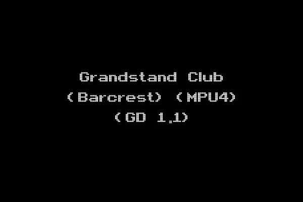 Grandstand Club (Barcrest) (MPU4) (GD 1.1)