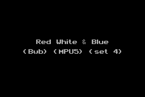 Red White & Blue (Bwb) (MPU5) (set 4)