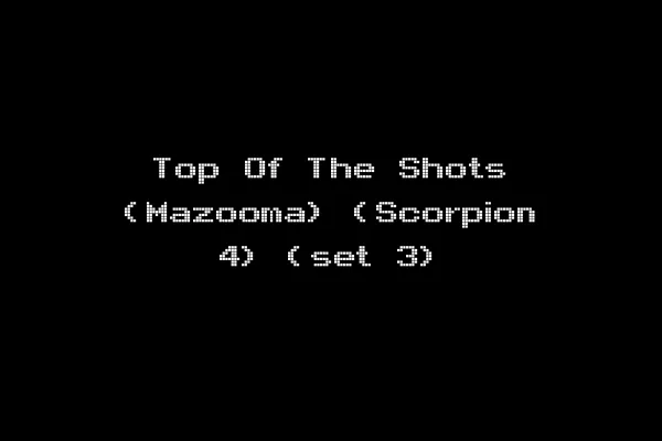 Top Of The Shots (Mazooma) (Scorpion 4) (set 3)