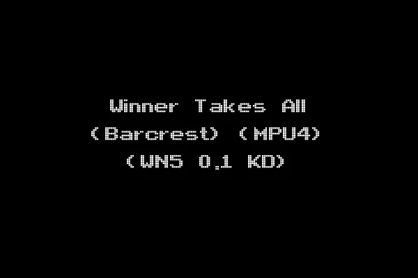 Winner Takes All (Barcrest) (MPU4) (WN5 0.1 KD)