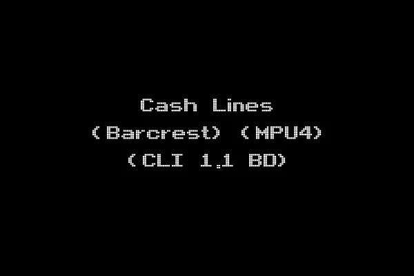 Cash Lines (Barcrest) (MPU4) (CLI 1.1 BD)