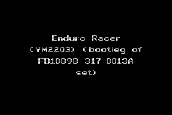 Enduro Racer (YM2203) (bootleg of FD1089B 317-0013A set)