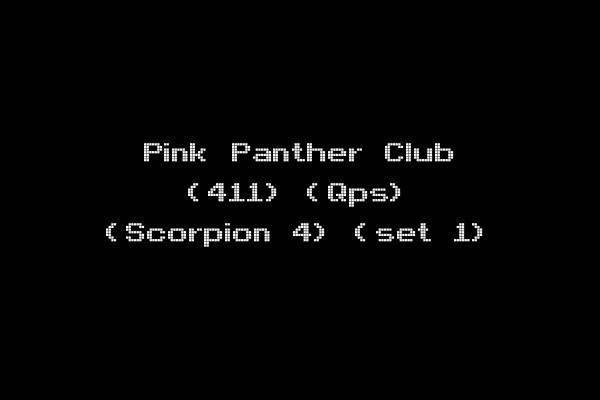 Pink Panther Club (411) (Qps) (Scorpion 4) (set 1)