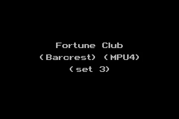 Fortune Club (Barcrest) (MPU4) (set 3)