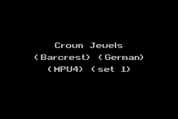 Crown Jewels (Barcrest) (German) (MPU4) (set 1)