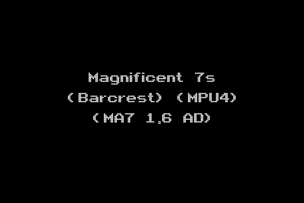 Magnificent 7s (Barcrest) (MPU4) (MA7 1.6 AD)