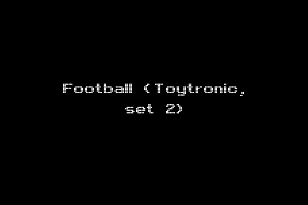 Football (Toytronic, set 2)