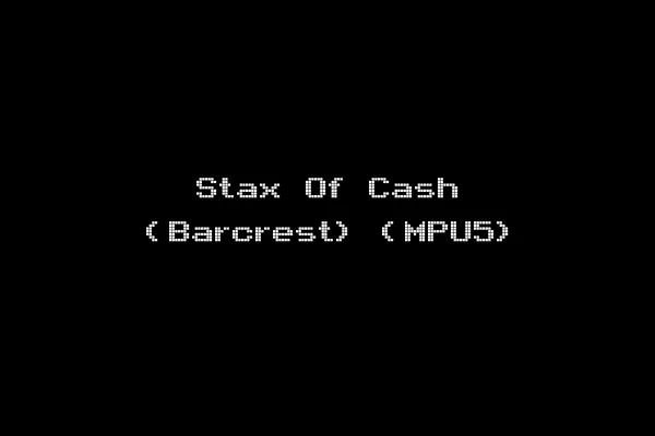 Stax Of Cash (Barcrest) (MPU5)