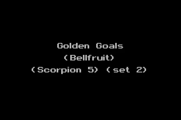 Golden Goals (Bellfruit) (Scorpion 5) (set 2)