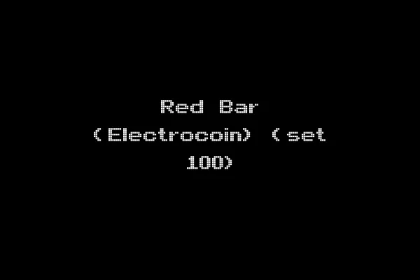 Red Bar (Electrocoin) (set 100)