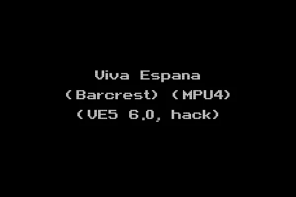 Viva Espana (Barcrest) (MPU4) (VE5 6.0, hack)