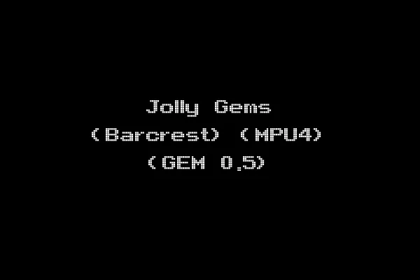 Jolly Gems (Barcrest) (MPU4) (GEM 0.5)