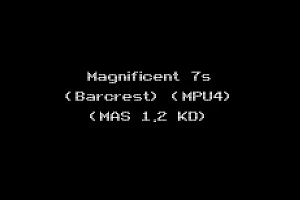 Magnificent 7s (Barcrest) (MPU4) (MAS 1.2 KD)